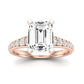 Holly Emerald Diamond Bridal Set (Lab Grown Igi Cert) rosegold