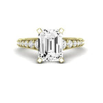 Holly Emerald Diamond Bridal Set (Lab Grown Igi Cert) yellowgold