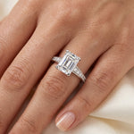 Holly - GIA Natural Emerald Diamond Engagement Ring