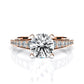 Holly Round Diamond Engagement Ring (Lab Grown Igi Cert) rosegold