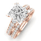 Holly Diamond Matching Band Only (does Not Include Engagement Ring) For Ring With Princess Center rosegold