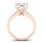 Holly Diamond Matching Band Only (does Not Include Engagement Ring) For Ring With Princess Center rosegold