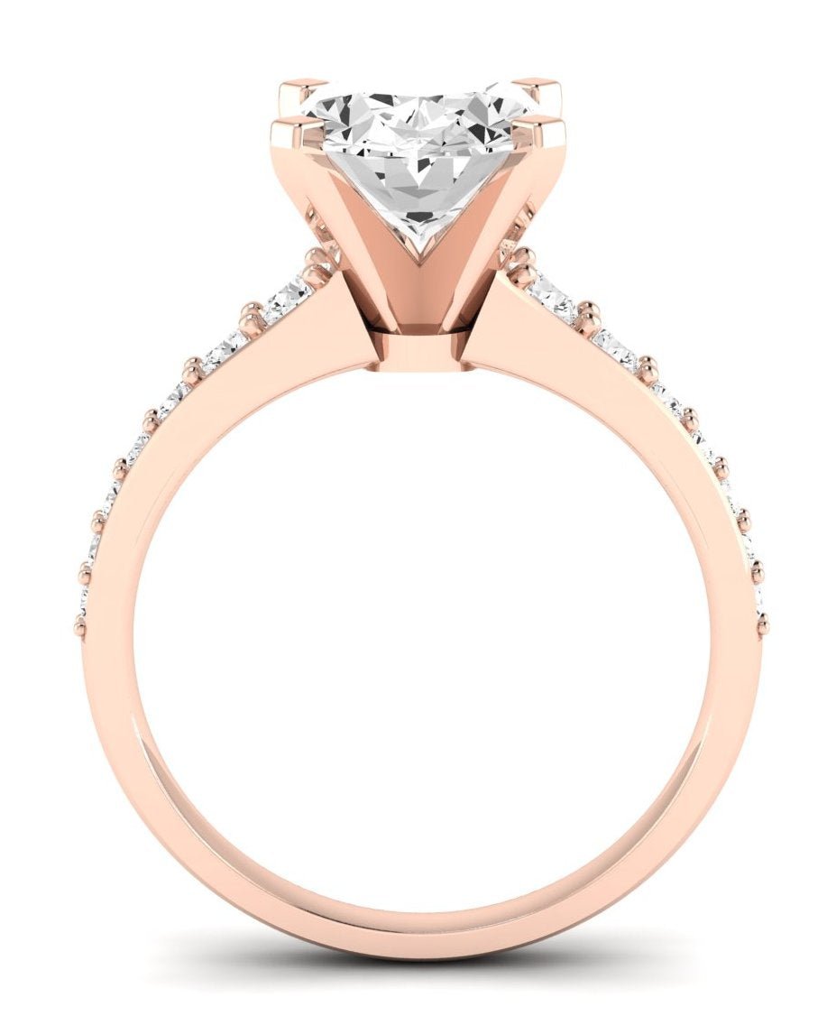 Holly Oval Diamond Engagement Ring (Lab Grown Igi Cert) rosegold