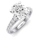 Holly Oval Moissanite Bridal Set whitegold