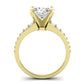 Holly Oval Moissanite Bridal Set yellowgold