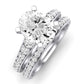 Holly Oval Moissanite Bridal Set whitegold