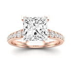 Holly Princess Diamond Engagement Ring (Lab Grown Igi Cert) rosegold