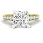 Holly Princess Diamond Engagement Ring (Lab Grown Igi Cert) yellowgold