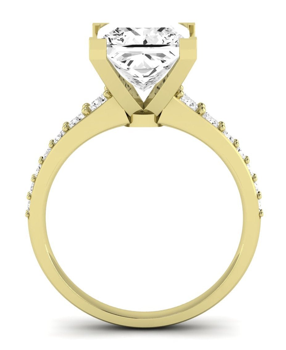 Holly Princess Diamond Engagement Ring (Lab Grown Igi Cert) yellowgold