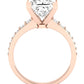 Holly Princess Diamond Engagement Ring (Lab Grown Igi Cert) rosegold