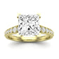 Holly Princess Diamond Engagement Ring (Lab Grown Igi Cert) yellowgold