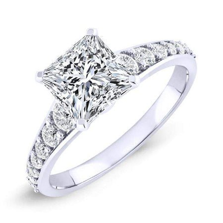 4.00 ct - Holly - Princess Lab Diamond Engagement Ring (IGI Certified)