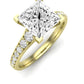 Holly Princess Diamond Engagement Ring (Lab Grown Igi Cert) yellowgold