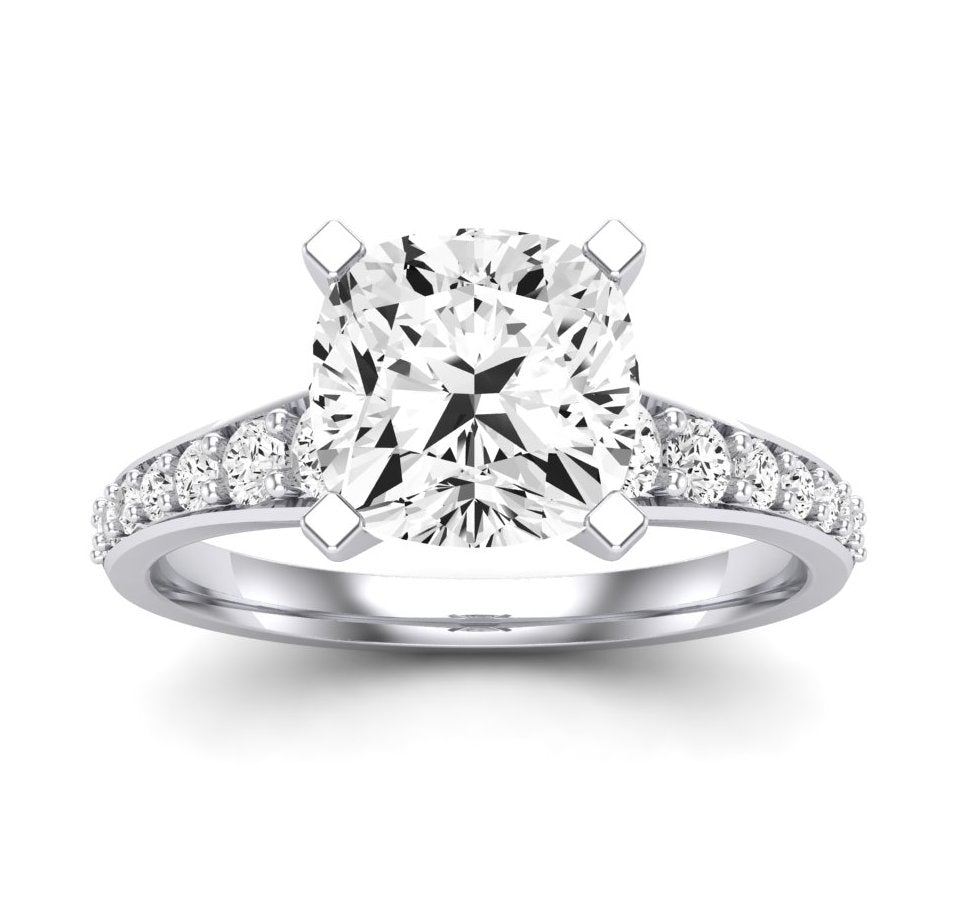 Holly Cushion Diamond Engagement Ring (Lab Grown Igi Cert) whitegold
