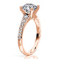Holly Round Diamond Engagement Ring (Lab Grown Igi Cert) rosegold