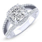 Honesty Princess Diamond Bridal Set (Lab Grown Igi Cert) whitegold