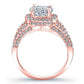 Honesty Round Diamond Engagement Ring (Lab Grown Igi Cert) rosegold