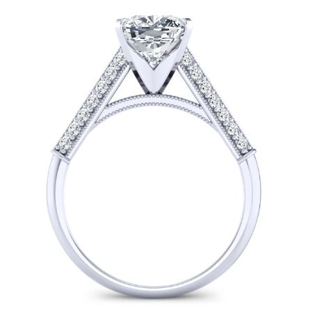 Iberis Cushion Diamond Bridal Set (Lab Grown Igi Cert) whitegold