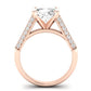 Iberis Diamond Matching Band Only (does Not Include Engagement Ring) For Ring With Cushion Center rosegold