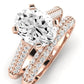 Iberis Diamond Matching Band Only (does Not Include Engagement Ring) For Ring With Oval Center rosegold