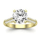 Iberis Diamond Matching Band Only (does Not Include Engagement Ring) For Ring With Round Center yellowgold