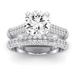 Iberis Diamond Matching Band Only (does Not Include Engagement Ring) For Ring With Round Center whitegold
