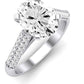 Iberis Oval Diamond Engagement Ring (Lab Grown Igi Cert) whitegold