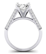 Iberis Oval Diamond Engagement Ring (Lab Grown Igi Cert) whitegold