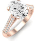 Iberis Oval Diamond Engagement Ring (Lab Grown Igi Cert) rosegold