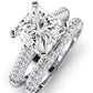 Iberis Diamond Matching Band Only (does Not Include Engagement Ring) For Ring With Princess Center whitegold