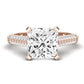 Iberis Diamond Matching Band Only (does Not Include Engagement Ring) For Ring With Princess Center rosegold