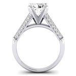 Iberis Diamond Matching Band Only (does Not Include Engagement Ring) For Ring With Round Center whitegold