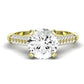 Iberis Diamond Matching Band Only (does Not Include Engagement Ring) For Ring With Round Center yellowgold