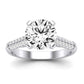 Iberis Diamond Matching Band Only (does Not Include Engagement Ring) For Ring With Round Center whitegold