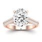 Iberis Oval Diamond Bridal Set (Lab Grown Igi Cert) rosegold