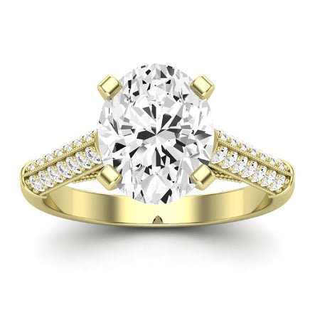 Iberis Oval Diamond Bridal Set (Lab Grown Igi Cert) yellowgold