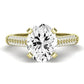 Iberis Oval Diamond Bridal Set (Lab Grown Igi Cert) yellowgold