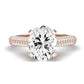 Iberis Oval Diamond Bridal Set (Lab Grown Igi Cert) rosegold