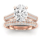 Iberis Oval Diamond Bridal Set (Lab Grown Igi Cert) rosegold