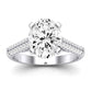 Iberis Oval Diamond Bridal Set (Lab Grown Igi Cert) whitegold