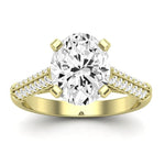 Iberis Oval Diamond Engagement Ring (Lab Grown Igi Cert) yellowgold