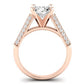 Iberis Oval Moissanite Bridal Set rosegold