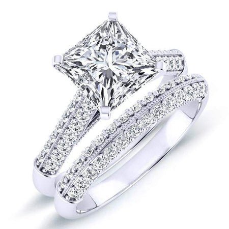 2.00 ct - Iberis - Princess Lab Diamond Bridal Set (IGI Certified)