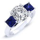 Ilex Cushion Diamond Bridal Set (Lab Grown Igi Cert) whitegold