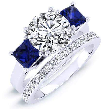 1.00 ct - Ilex - GIA Natural Round Diamond Bridal Set