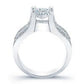 Ilima Diamond Matching Band Only (engagement Ring Not Included) For Ring With Princess Center whitegold