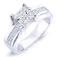 Ilima Princess Diamond Bridal Set (Lab Grown Igi Cert) whitegold