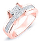 Ilima Princess Diamond Engagement Ring (Lab Grown Igi Cert) rosegold