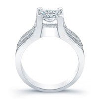 Ilima Diamond Matching Band Only (engagement Ring Not Included) For Ring With Princess Center whitegold