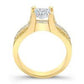 Ilima Diamond Matching Band Only (engagement Ring Not Included) For Ring With Princess Center yellowgold